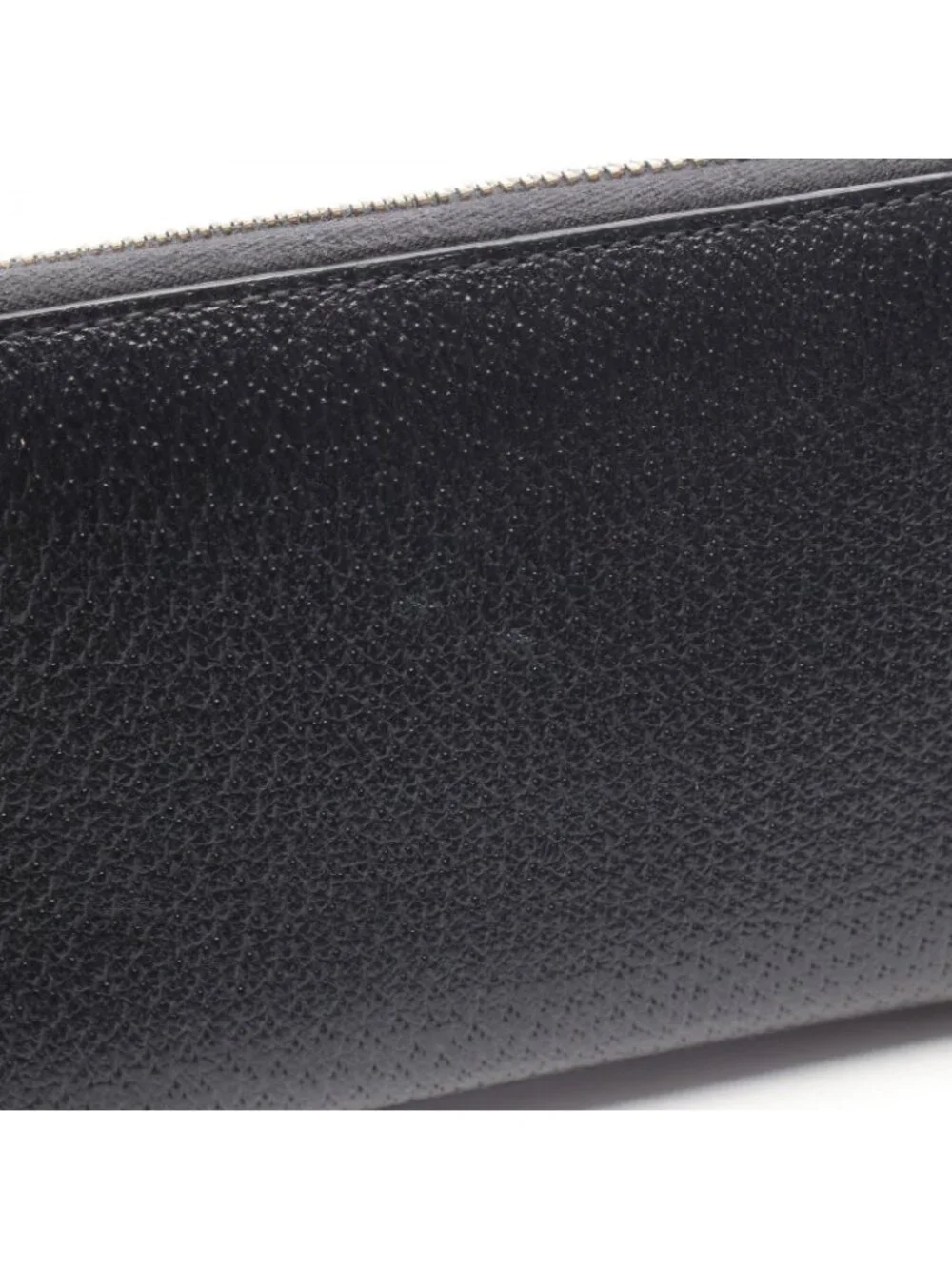 Gucci Round Wallet GG Marmont Black Leather